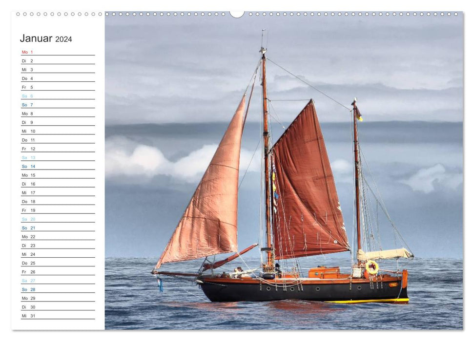 Sail away - Der Traum von der Ferne (CALVENDO Premium Wandkalender 2024)
