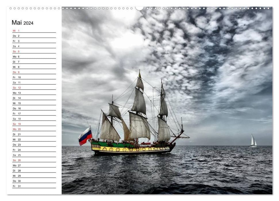 Sail away - Der Traum von der Ferne (CALVENDO Premium Wandkalender 2024)
