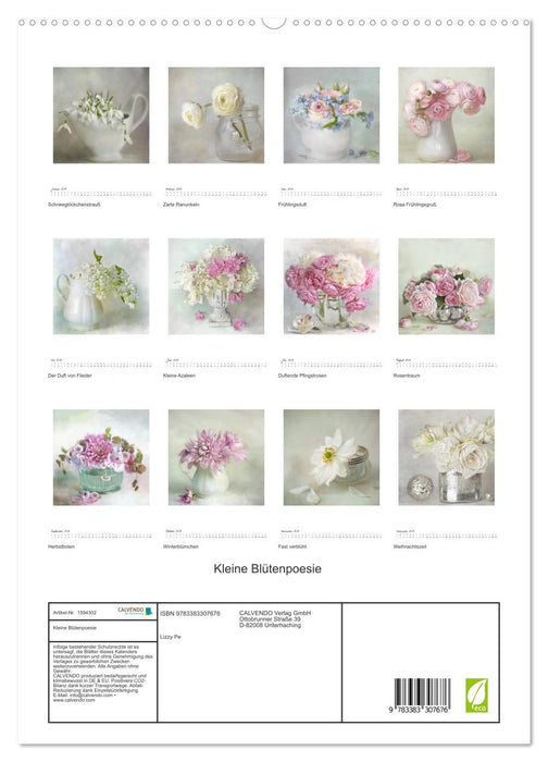 Kleine Blütenpoesie (CALVENDO Premium Wandkalender 2024)