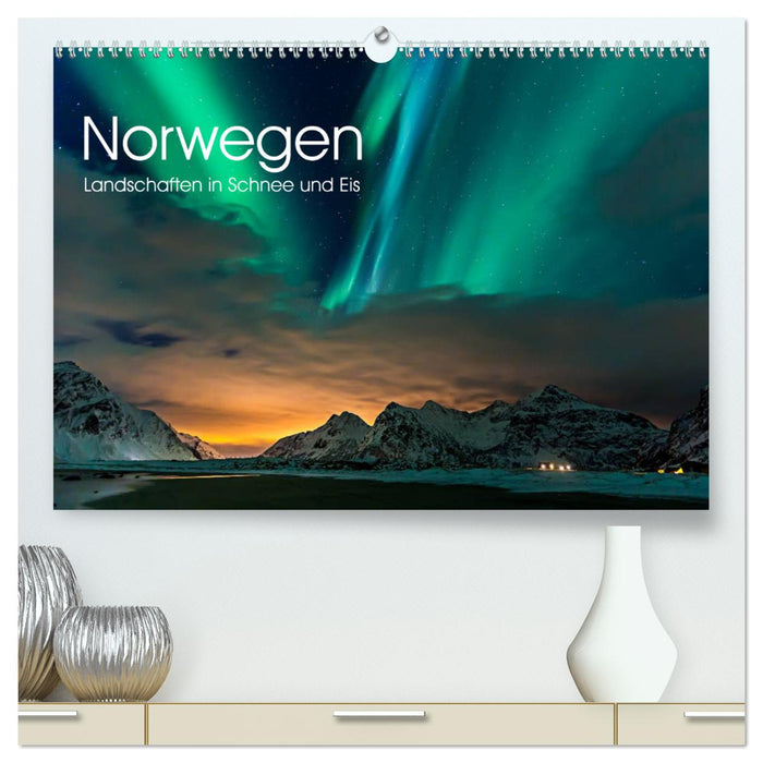 Norwegen, Landschaften in Schnee und Eis (CALVENDO Premium Wandkalender 2024)