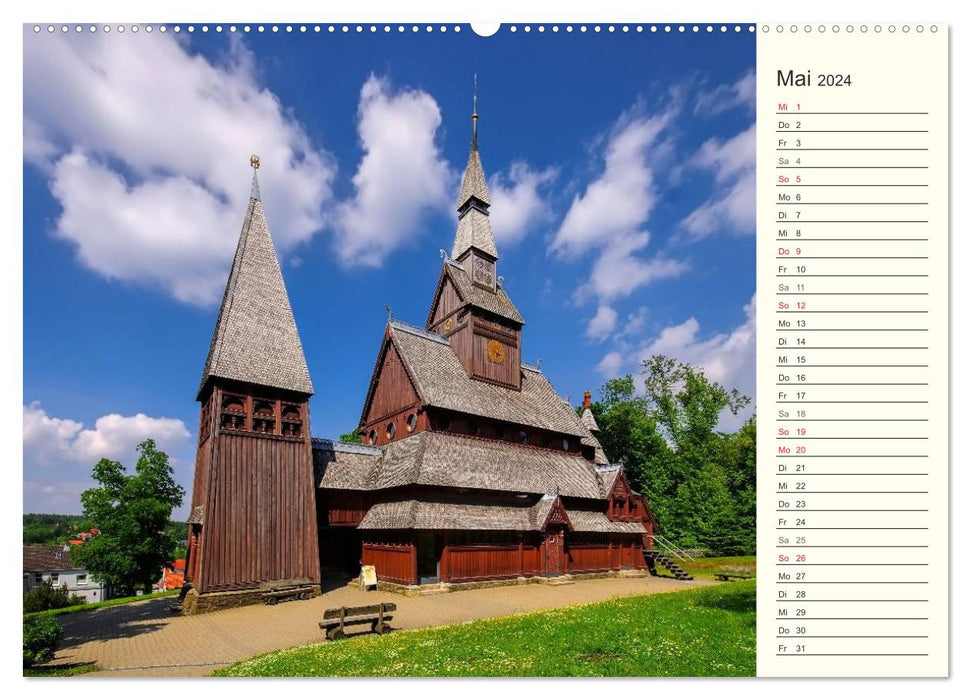 Goslar - Hanse- und Kaiserstadt im Harz (CALVENDO Wandkalender 2024)
