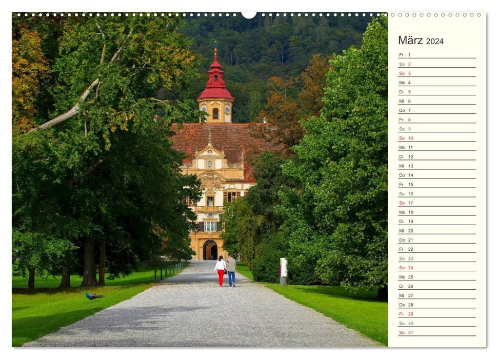 Graz - Metropole der Steiermark (CALVENDO Wandkalender 2024)
