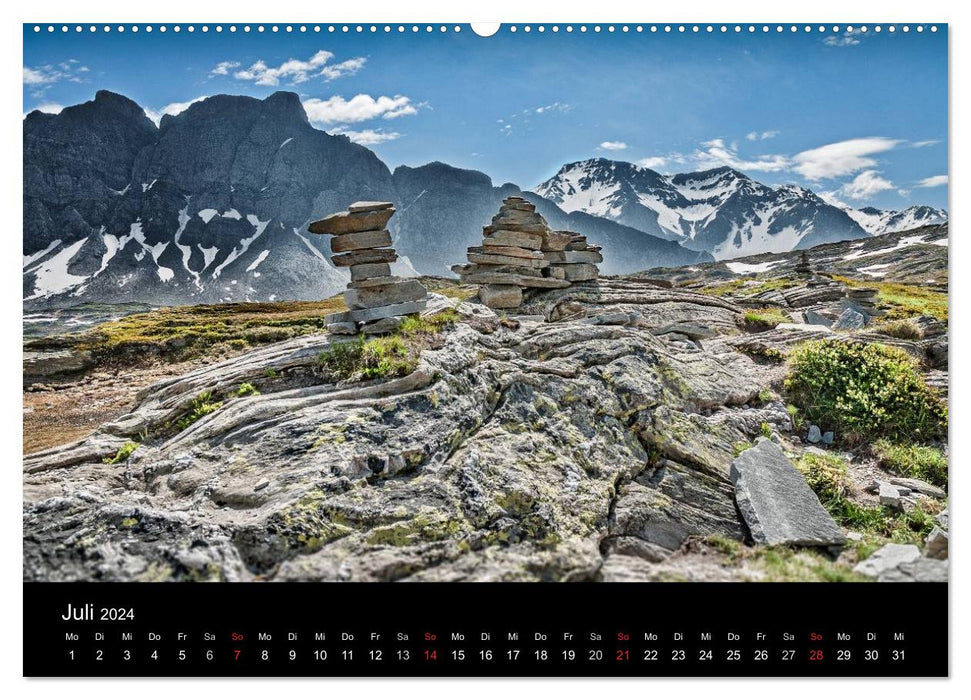 Die imposante schweizer Alpenwelt (CALVENDO Premium Wandkalender 2024)