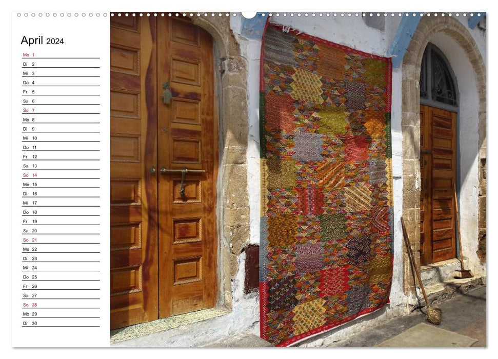 Le Maroc en couleurs (Calendrier mural CALVENDO 2024) 