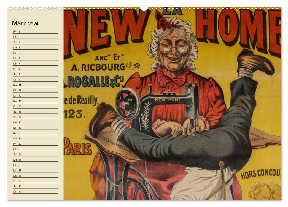 Vintage-Poster aus Theater, Film und Werbung (CALVENDO Wandkalender 2024)