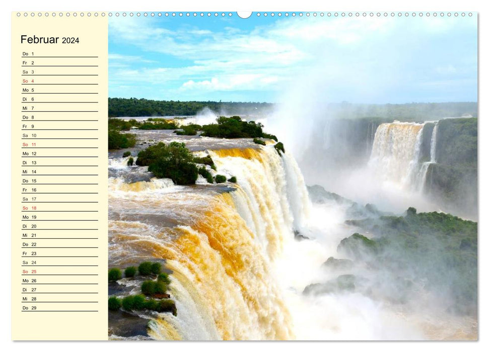 Brasilien. Faszinierend und groß wie ein Kontinent (CALVENDO Premium Wandkalender 2024)