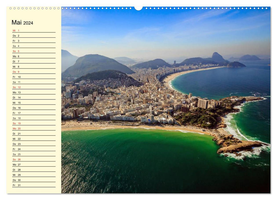 Brasilien. Faszinierend und groß wie ein Kontinent (CALVENDO Premium Wandkalender 2024)