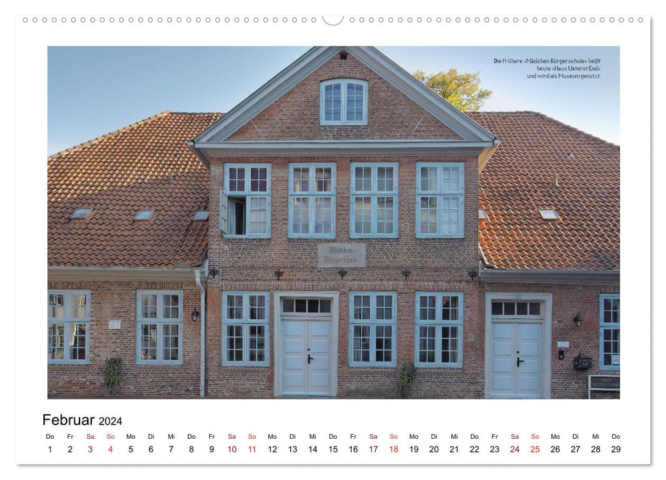 Rosenstadt Uetersen (CALVENDO Wandkalender 2024)