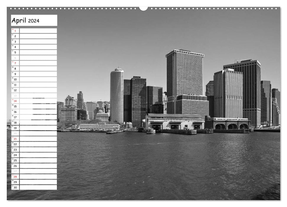 New York – La Grosse Pomme (Calvendo Premium Wall Calendar 2024) 