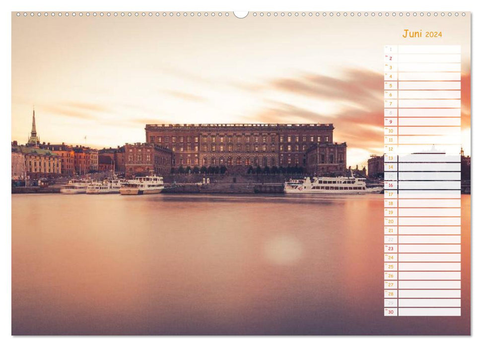 Stockholm - Nordische Schönheit (CALVENDO Premium Wandkalender 2024)