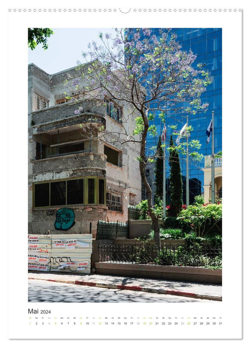 Vues de la ville de TEL AVIV (Calvendo Premium Wall Calendar 2024) 