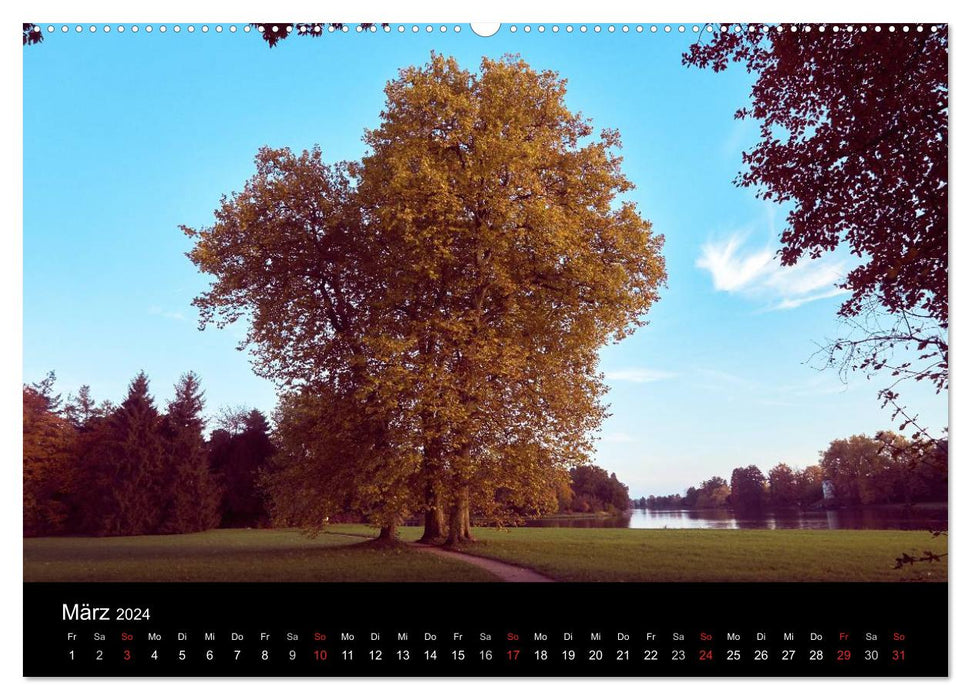 Schöne Heimat Wörlitzer Park (CALVENDO Premium Wandkalender 2024)