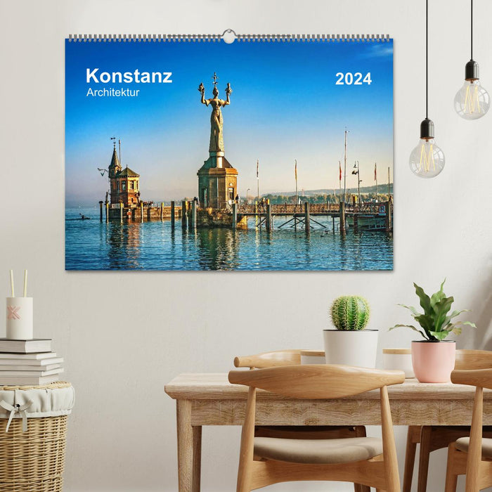 Konstanz Architektur (CALVENDO Wandkalender 2024)