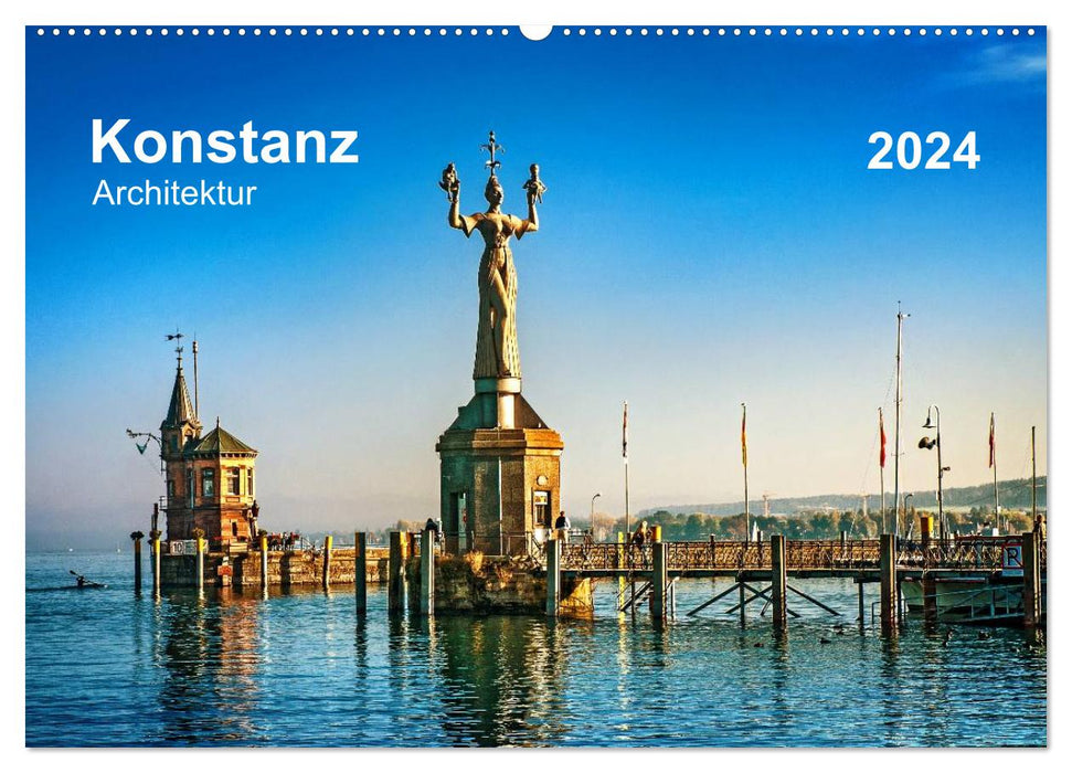 Konstanz Architektur (CALVENDO Wandkalender 2024)