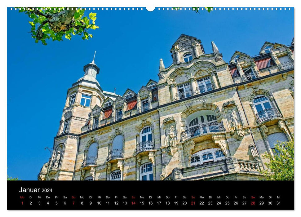Konstanz Architektur (CALVENDO Wandkalender 2024)