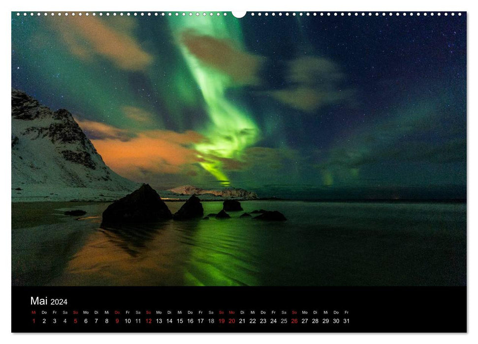 Norwegen, Landschaften in Schnee und Eis (CALVENDO Wandkalender 2024)