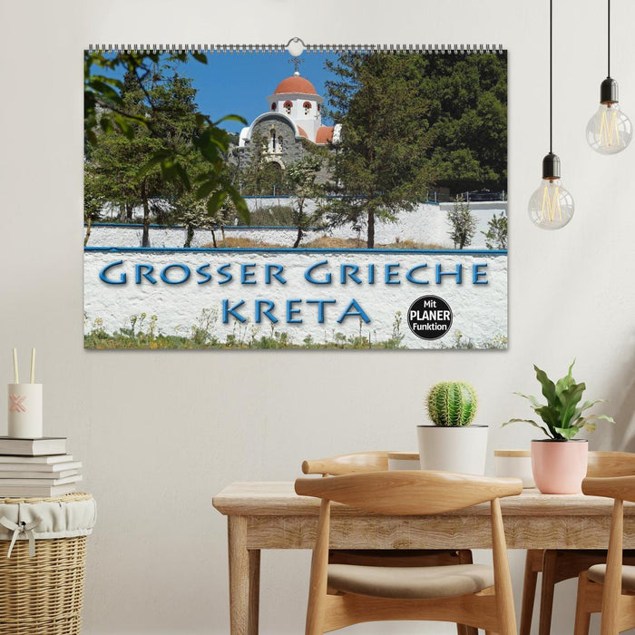Großer Grieche Kreta (CALVENDO Wandkalender 2024)