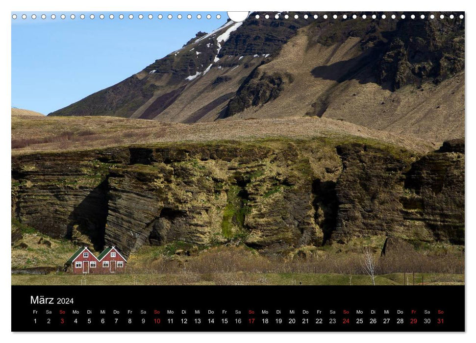Eindrücklich Island 2024 (CALVENDO Wandkalender 2024)