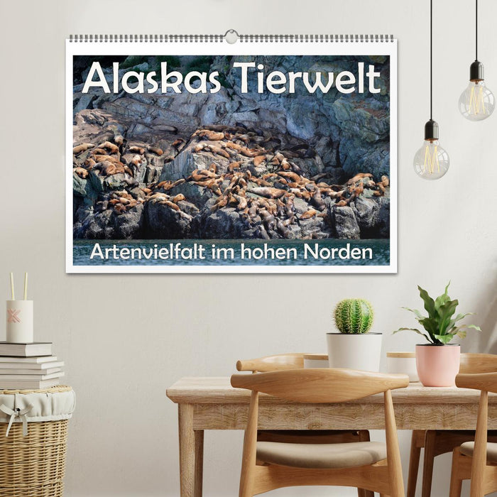 Faune de l'Alaska - biodiversité dans l'extrême nord (calendrier mural CALVENDO 2024) 