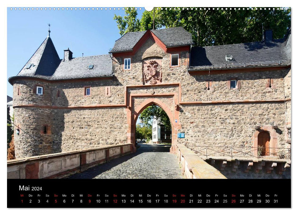 Friedberg in Hessen vom Frankfurter Taxifahrer (CALVENDO Premium Wandkalender 2024)