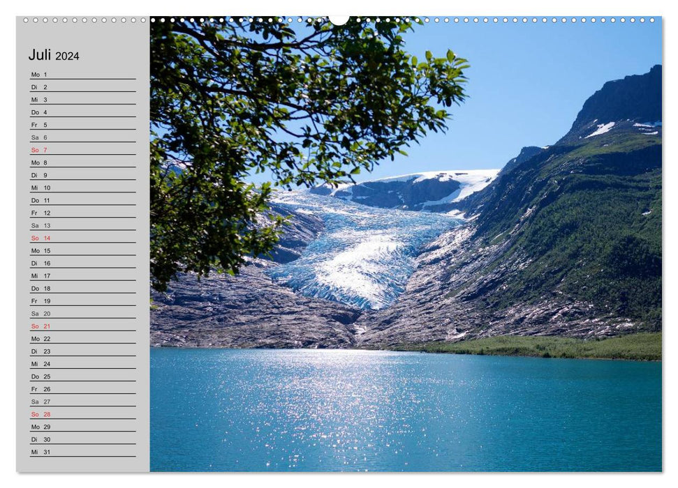 Norwegen. Im Land der Sagen, Mythen und Trolle (CALVENDO Premium Wandkalender 2024)