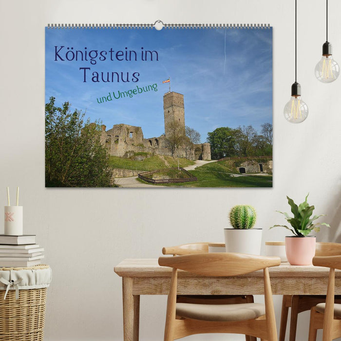 Königstein im Taunus and the surrounding area (CALVENDO wall calendar 2024) 