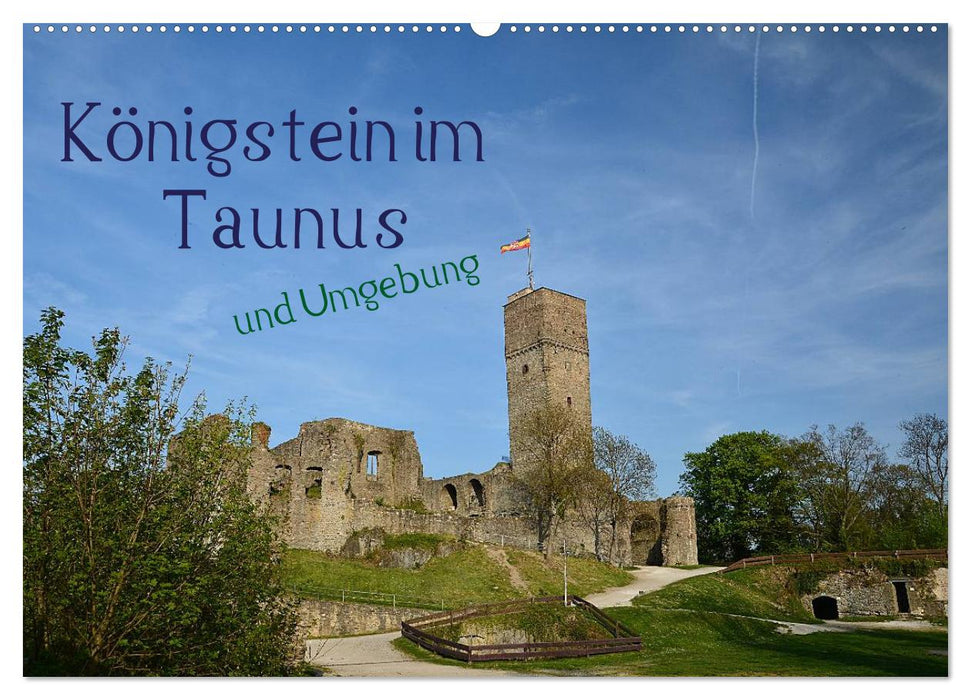 Königstein im Taunus and the surrounding area (CALVENDO wall calendar 2024) 