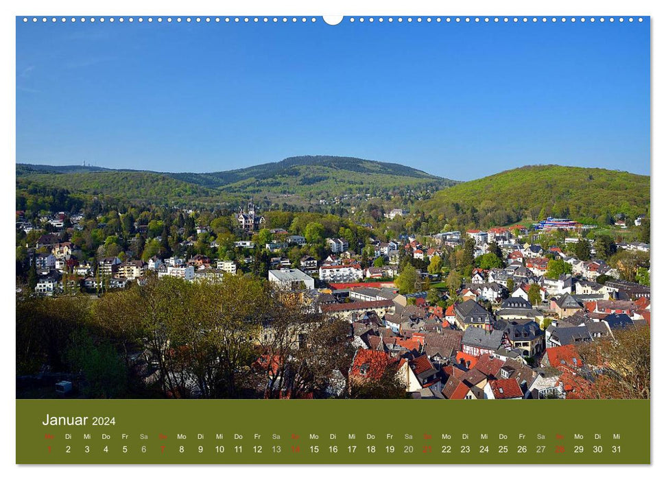 Königstein im Taunus and the surrounding area (CALVENDO wall calendar 2024) 