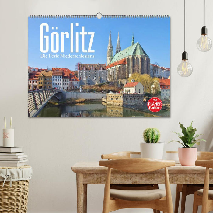 Görlitz - La Perle de Basse-Silésie (Calendrier mural CALVENDO 2024) 