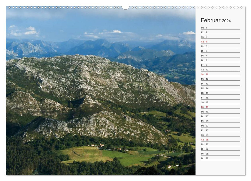 The northwest of Spain (CALVENDO wall calendar 2024) 