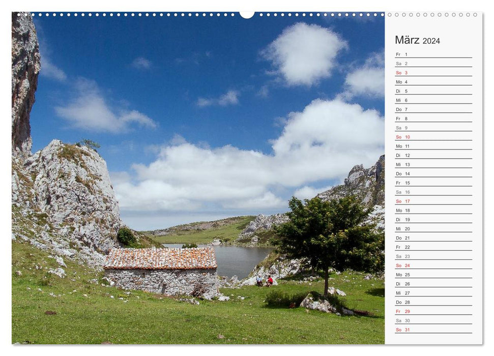 The northwest of Spain (CALVENDO wall calendar 2024) 