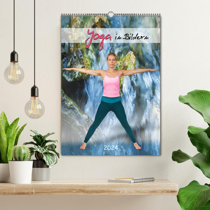 Le Yoga en images (Calendrier mural CALVENDO 2024) 