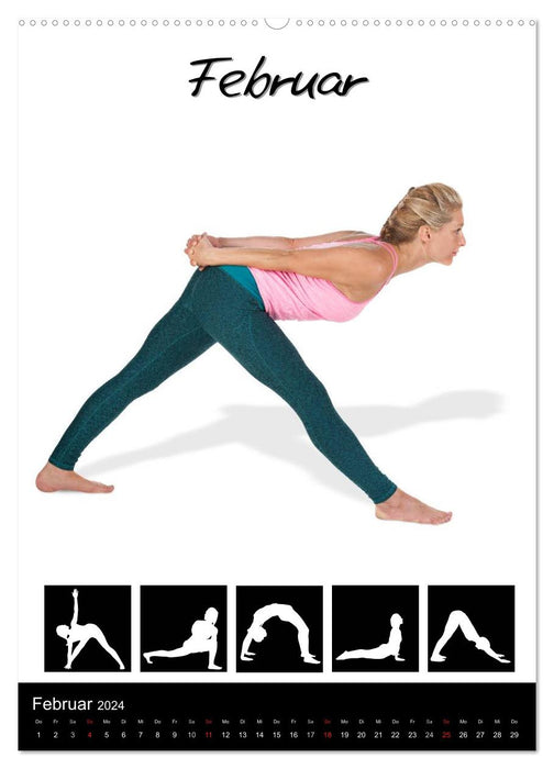 Yoga in Bildern (CALVENDO Wandkalender 2024)