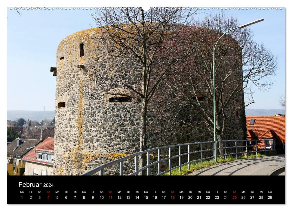 Friedberg in Hesse from the Frankfurt taxi driver (CALVENDO wall calendar 2024) 