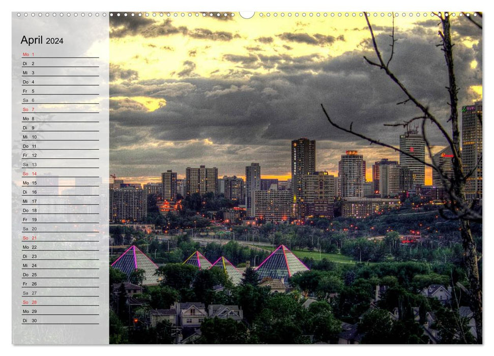 Metropolen. Großstadtlichter und Skylines (CALVENDO Wandkalender 2024)