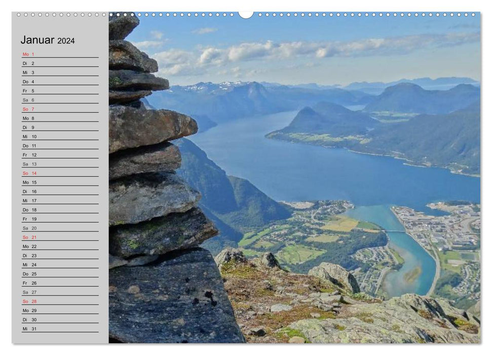 Norwegen. Im Land der Sagen, Mythen und Trolle (CALVENDO Wandkalender 2024)