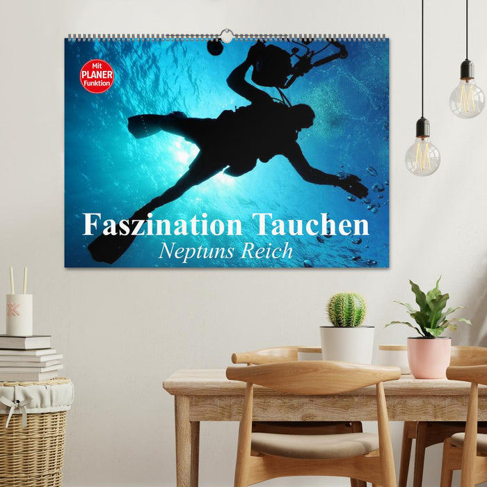Faszination Tauchen. Neptuns Reich (CALVENDO Wandkalender 2024)
