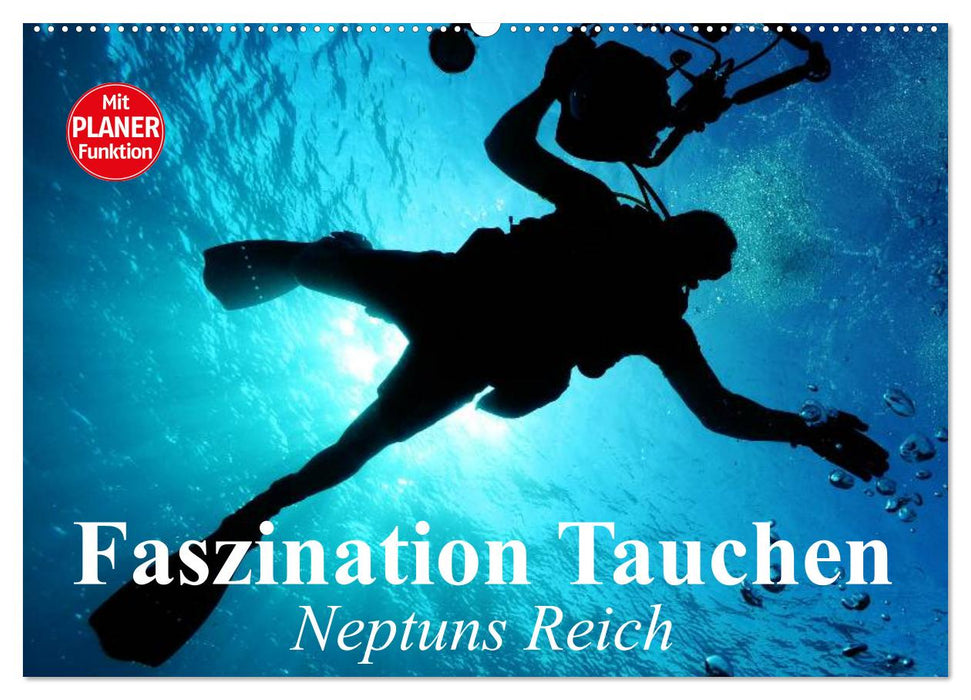 Faszination Tauchen. Neptuns Reich (CALVENDO Wandkalender 2024)