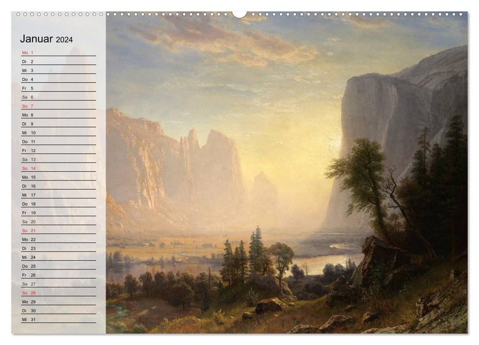 Painted landscapes (CALVENDO wall calendar 2024) 