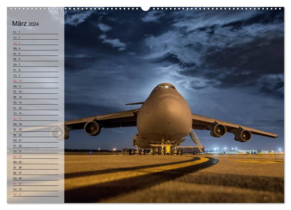 Fighter jets. US Aircraft (CALVENDO wall calendar 2024) 