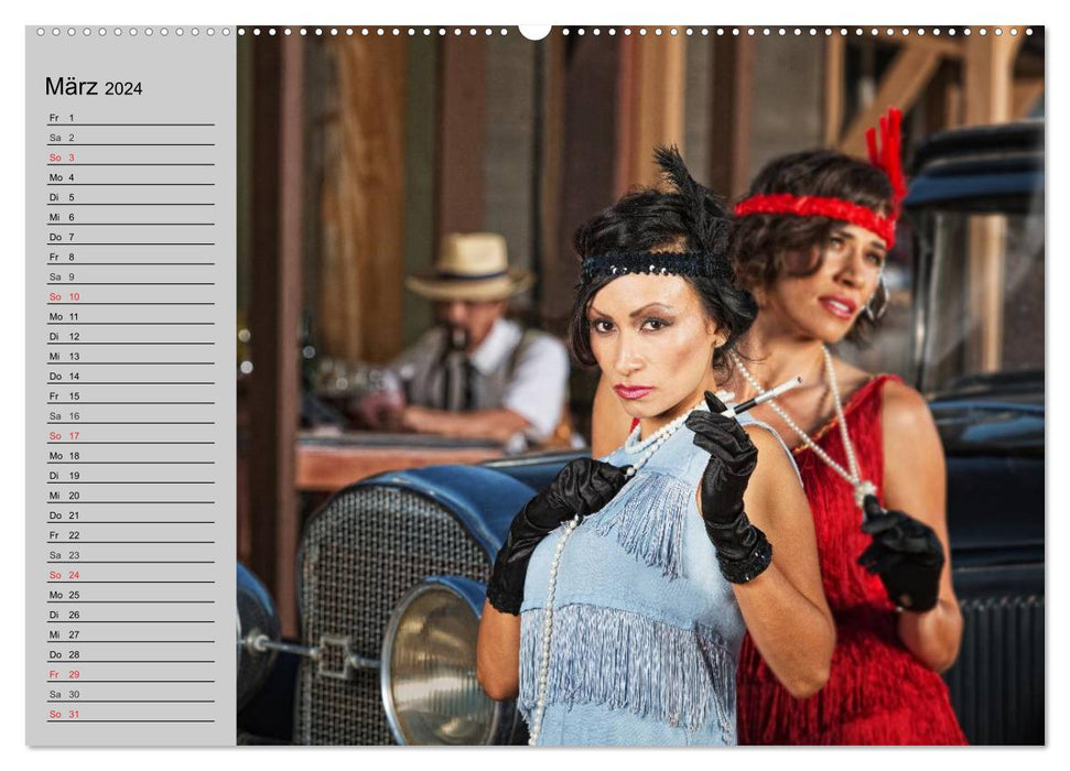 The 20s. Gangsters, brides and guns (CALVENDO wall calendar 2024) 