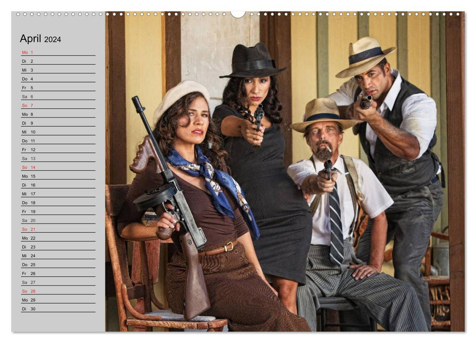 The 20s. Gangsters, brides and guns (CALVENDO wall calendar 2024) 