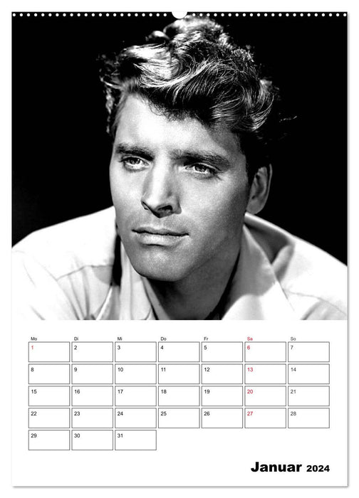 screen heroes. Unforgotten film stars (CALVENDO wall calendar 2024) 