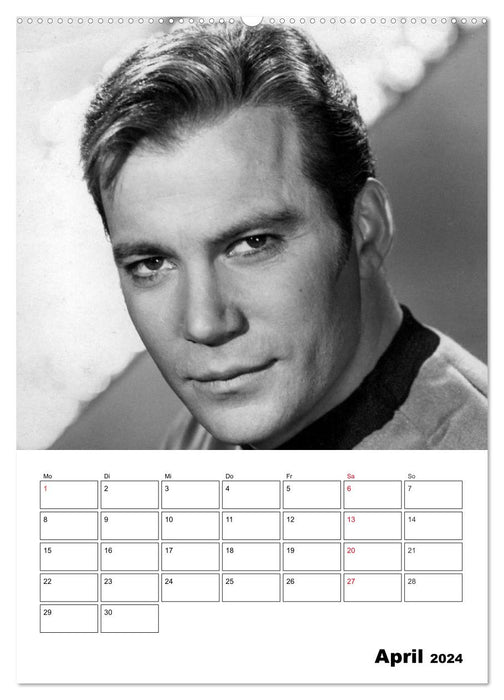 screen heroes. Unforgotten film stars (CALVENDO wall calendar 2024) 