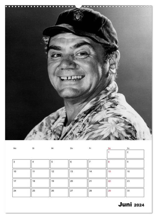 screen heroes. Unforgotten film stars (CALVENDO wall calendar 2024) 