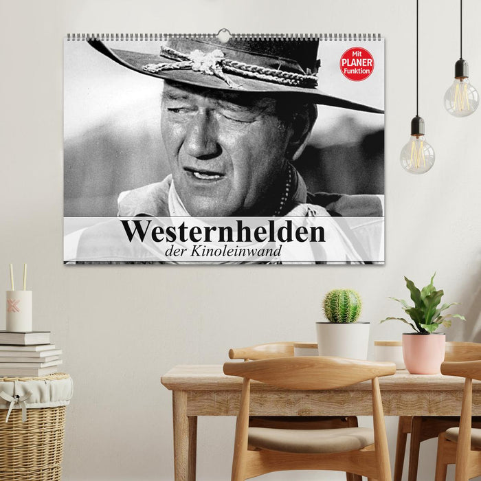 Western heroes of the big screen (CALVENDO wall calendar 2024) 