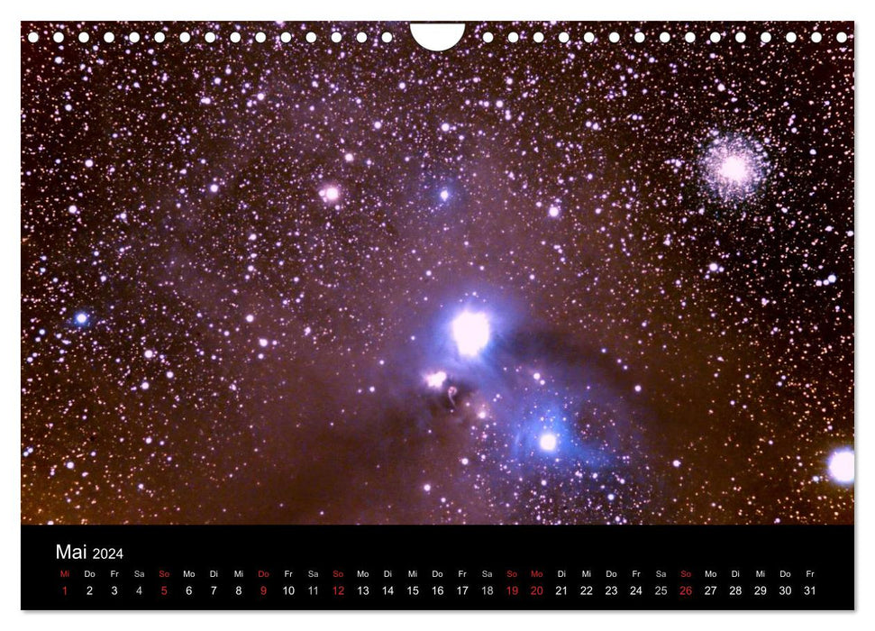 Faszination Südhimmel (CALVENDO Wandkalender 2024)