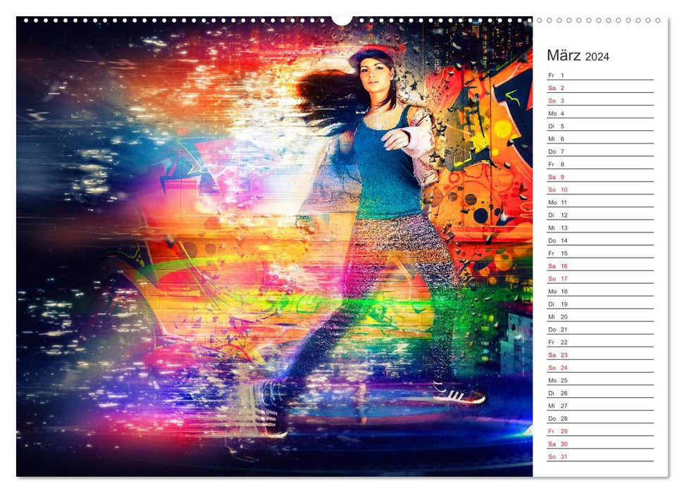Break Dance (CALVENDO Premium Wandkalender 2024)