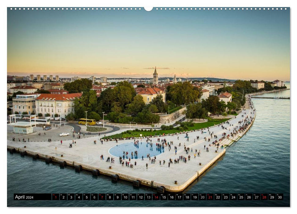 Dream cities on the Adriatic coast (CALVENDO Premium wall calendar 2024) 