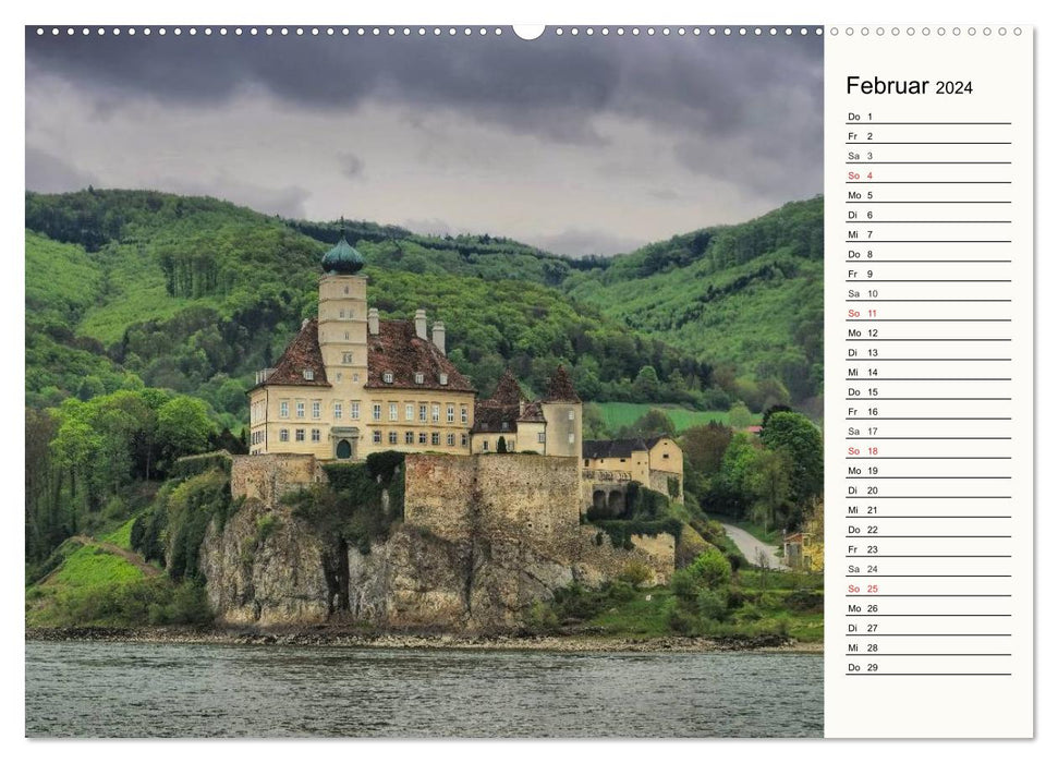Die Wachau - An der Donau zwischen Melk und Krems (CALVENDO Wandkalender 2024)